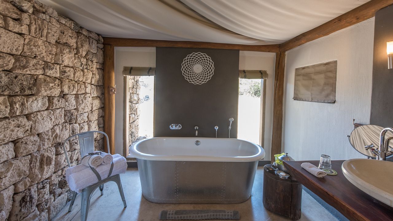 Onguma Tented Camp Bathroom Etosha National Park